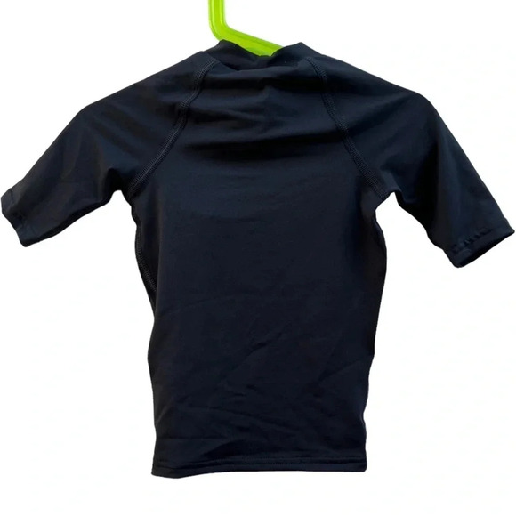 Long Sleeve Surfing T-Shirt UV Rash Guard Kid's Size 4 Black New with Tags​ - Picture 6 of 6